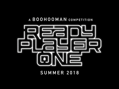 Ready Player One animated digital artwork — looping motion graphic GIF