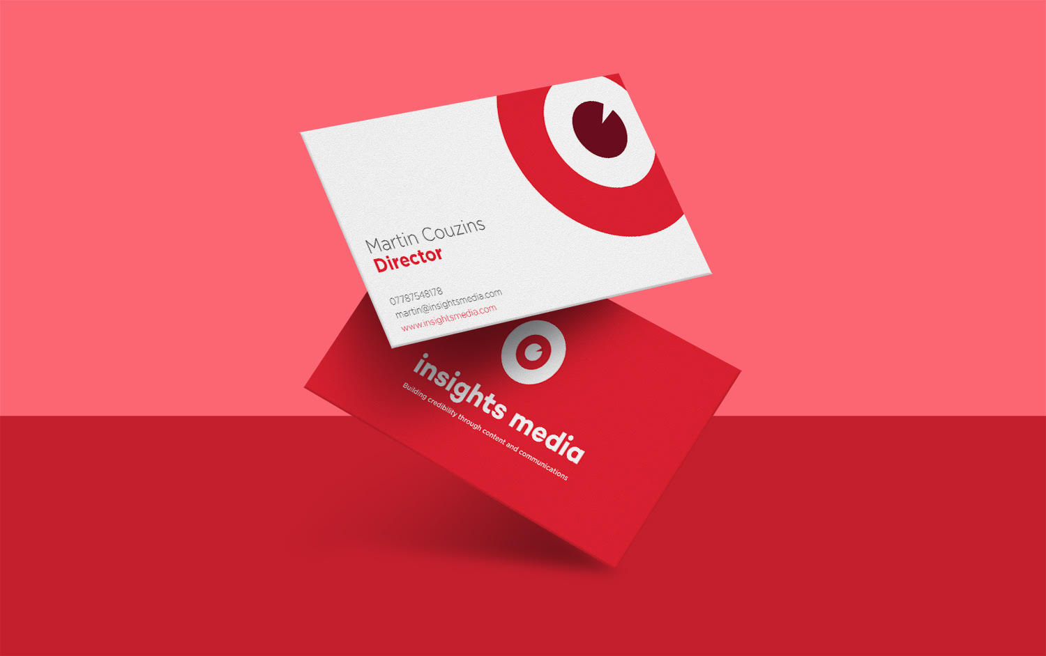 Insights Media Coffee Business Card