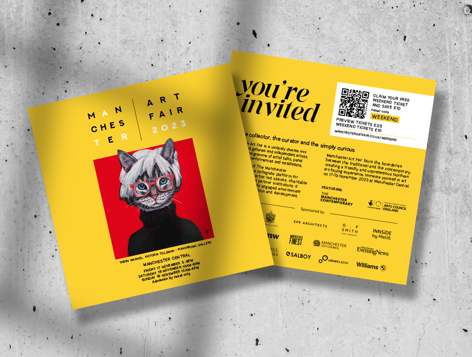 Manchester Art Fair Leaflet