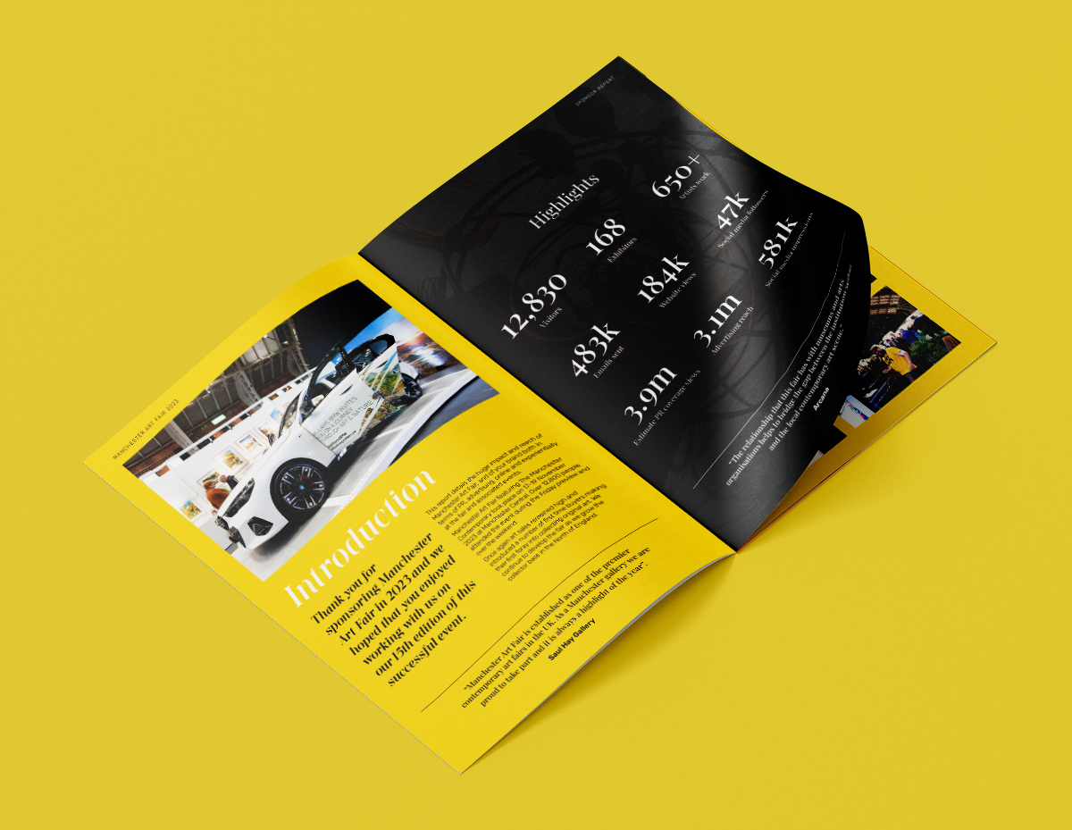 Manchester Art Fair Brochure Interior