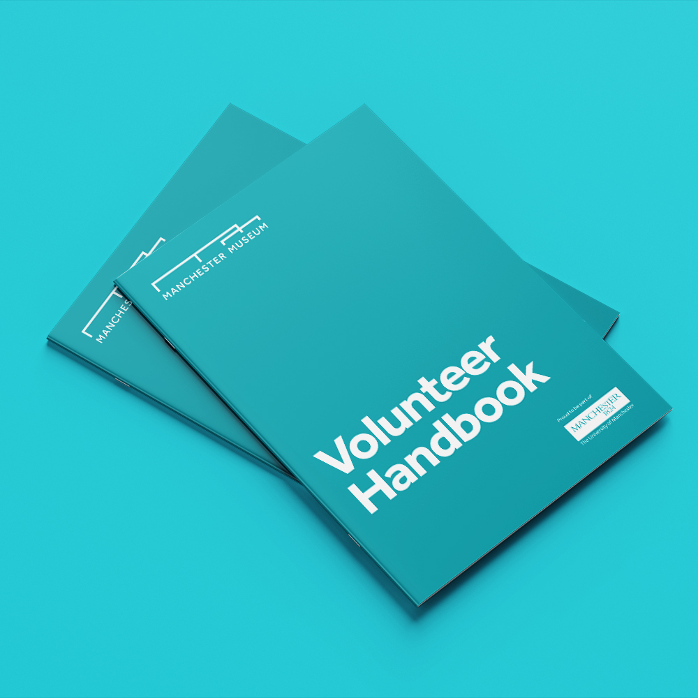 Manchester Museum Volunteer Brochure Cover