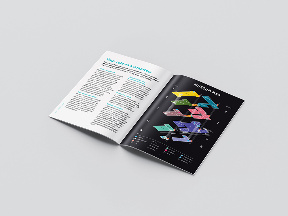 Manchester Museum Volunteer Brochure Map